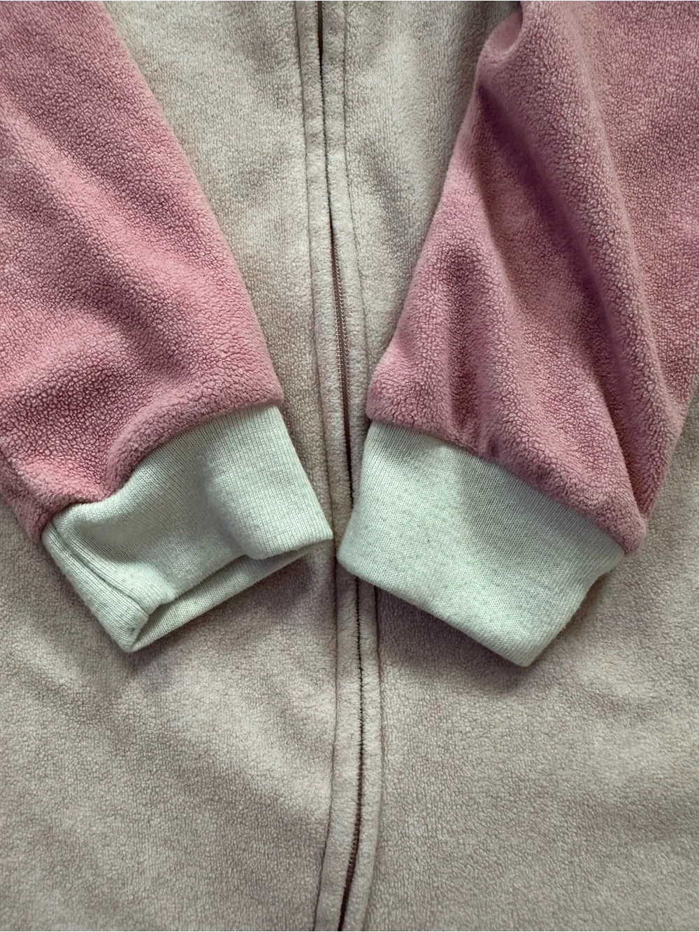 Carter’s Bear Fleece Footed Pajamas Pink Toddler Girls Size 4T